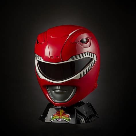 red power ranger helmet wearable